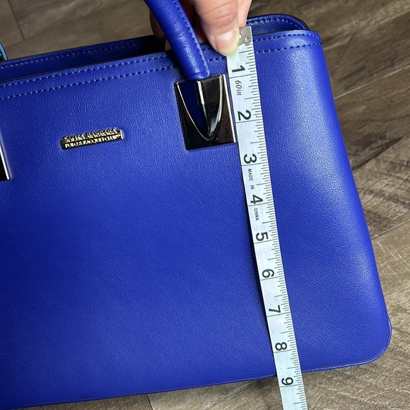 Santa Barbara Polo & Racquet Club Blue Leather bag/purse - Picture 12 of 15